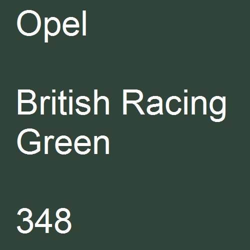 Opel, British Racing Green, 348.